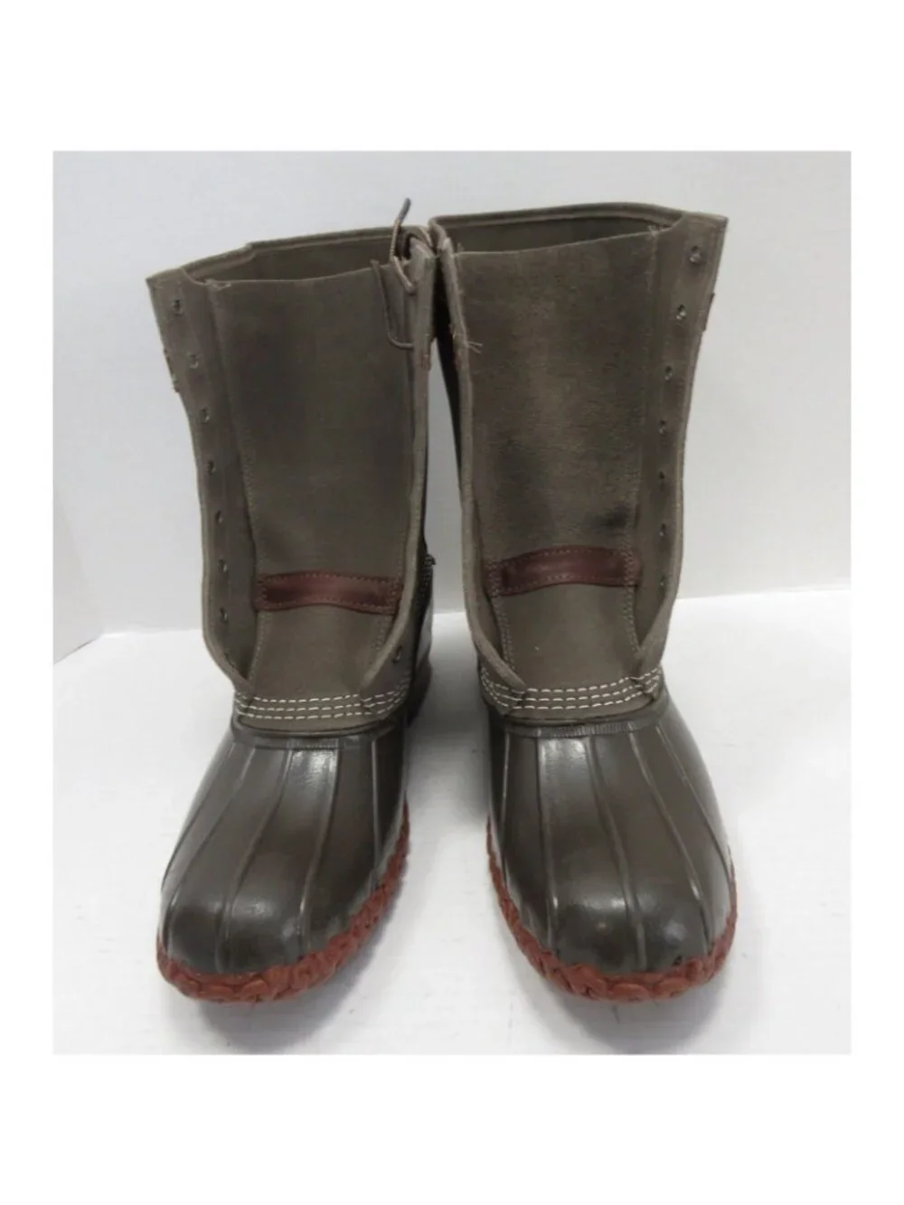 LL Bean Bean Boots 10 M Signature Primaloft Leather Insulated Duck USA